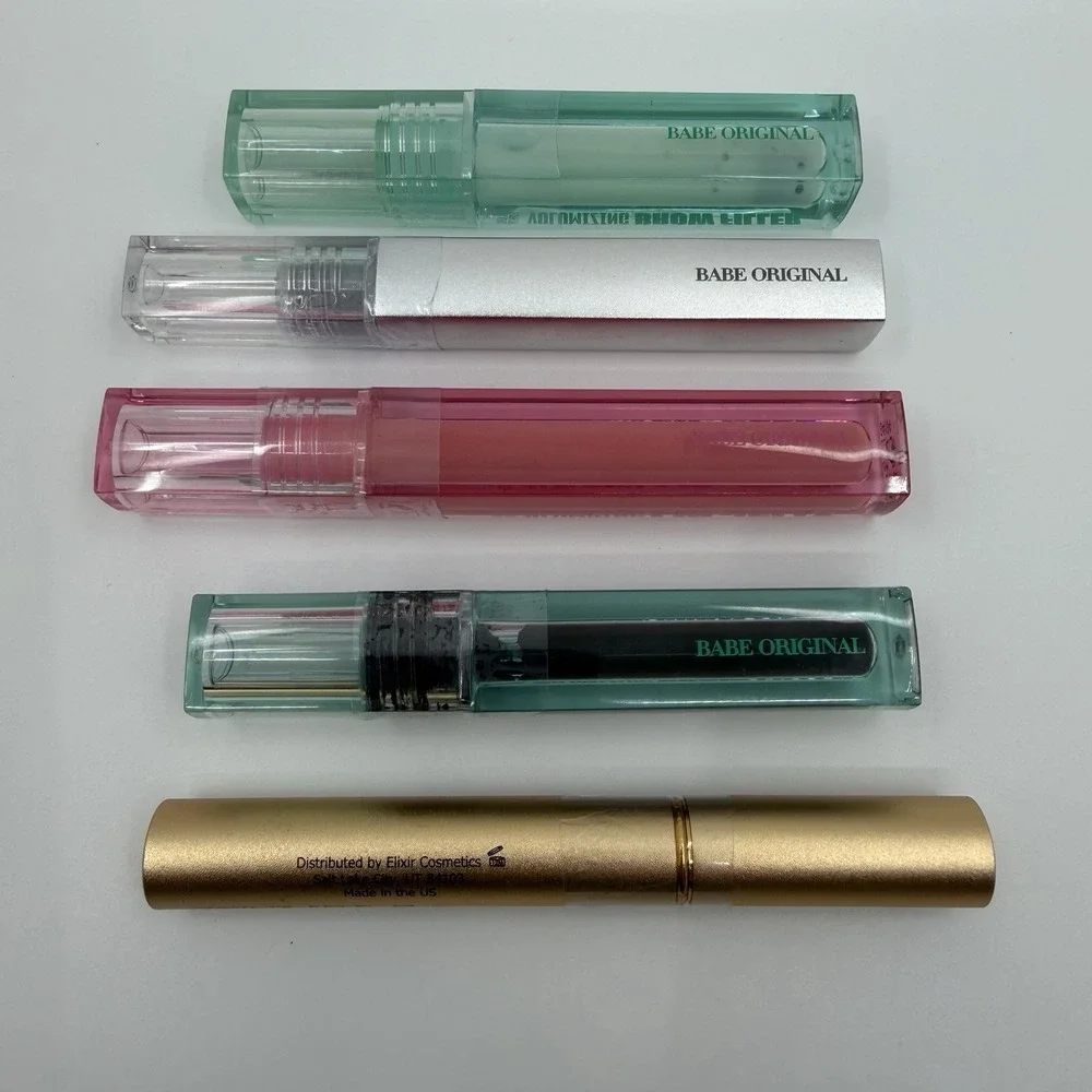 Babe Original Set Lash Brow Filler Plumping Lip Jelly All New And Sealed Bottles